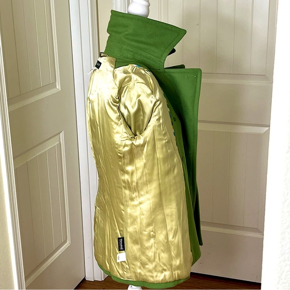 J. Crew Women’s Pea Coat Hotsell Size S Green Classic Preppy Timeless Winter - Picture 10 of 12